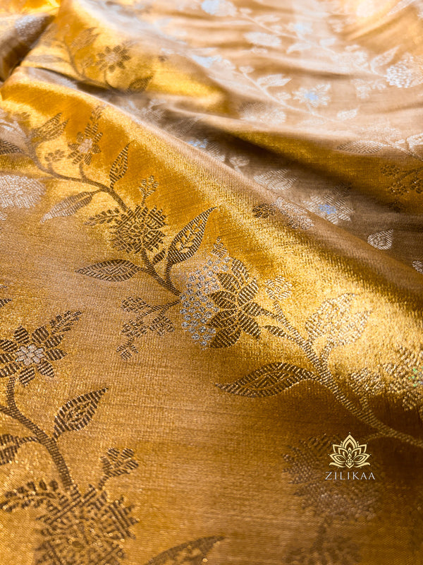 Golden Special Kanchipuram Tissue Silk Saree