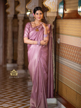 Lilac Purple Kanchipuram Silk Saree