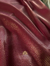 Maroon with Bottle Green  Kanchipuram Silk Saree