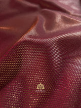 Maroon with Bottle Green  Kanchipuram Silk Saree