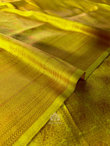 Baby Mehandi Kanjeevaram Silk Saree