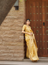 Golden Special Kanchipuram Tissue SIlk Saree