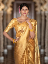 Golden Special Kanchipuram Tissue Silk Saree