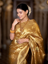 Golden Special Kanchipuram Tissue Silk Saree