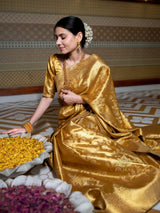 Golden Special Kanchipuram Tissue Silk Saree