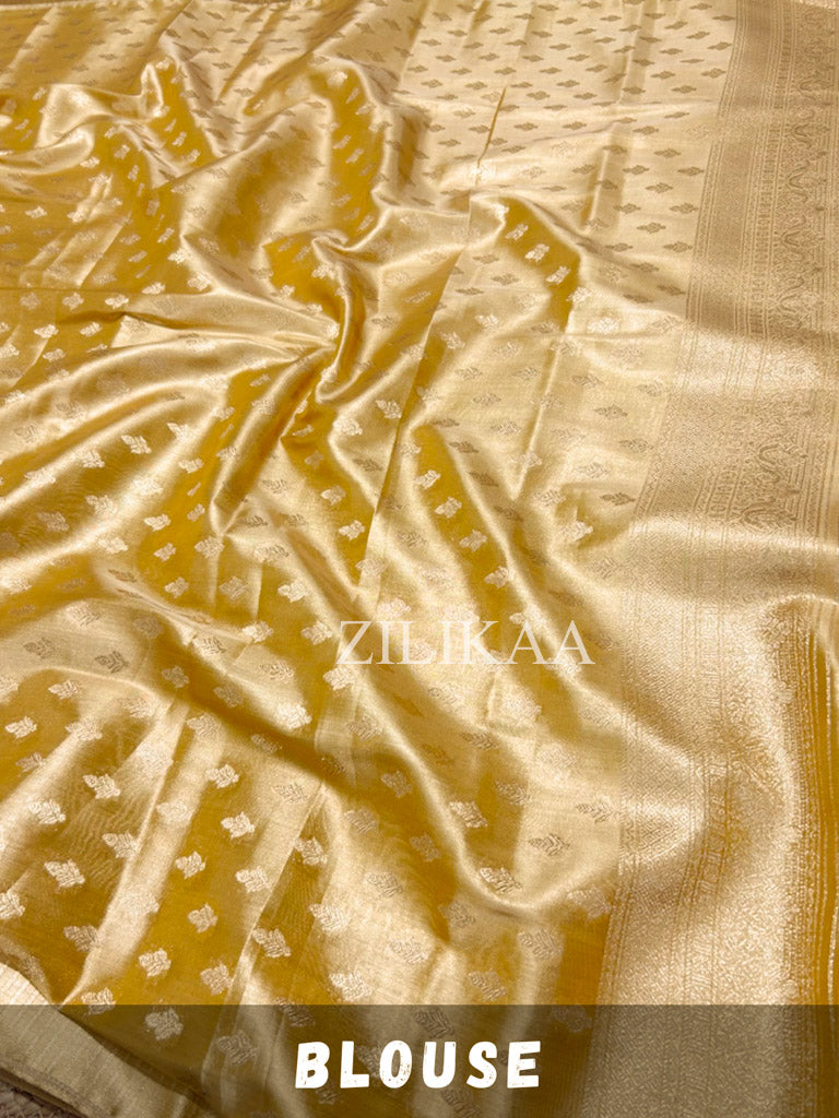 Golden Special Kanchipuram Tissue SIlk Saree