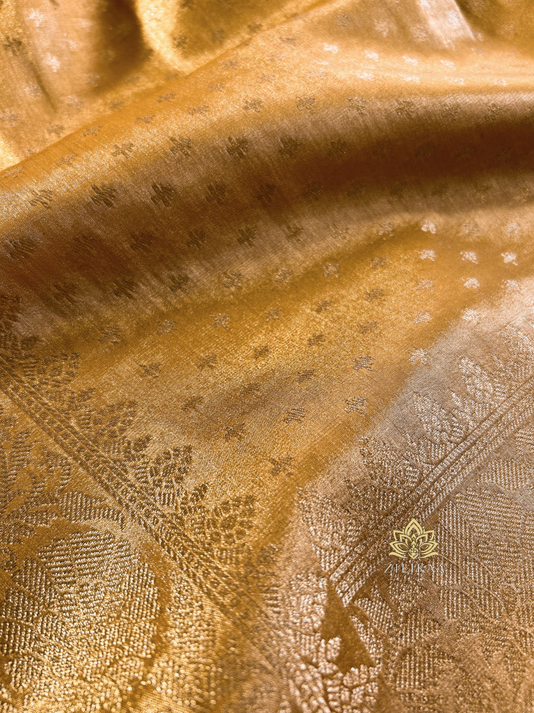 Golden Special Kanchipuram Tissue Silk Saree