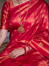 Red Special Kanjeevaram Silk Saree