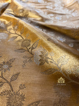 Vintage Gold Kanchipuram Tissue Silk Saree