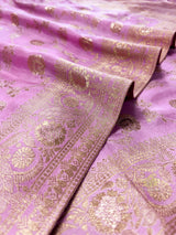 Baby Pink Banarasi Uppada Silk Saree