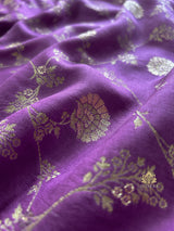 Royal Lavender Banarasi Uppada Silk Saree