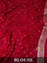 Bottle Green Banarasi Uppada Silk Saree