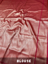 Maroon Red Kanjeevaram Silk Saree