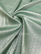 Pistachio Green Kanchipuram Silk Saree