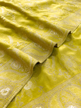 Baby Mehendi Banarasi Uppada Silk Saree
