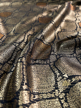 Midnight Black Kanchipuram Silk Saree
