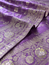 Royal Lavender Banarasi Uppada Silk Saree