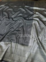Midnight Black Kanjeevaram SIlk Saree
