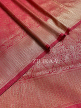 Maroon Red Kanjeevaram Silk Saree