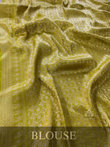 Baby Mehendi Banarasi Uppada Silk Saree