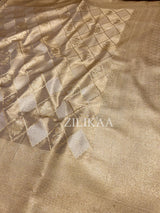 Vintage Gold Kanchipuram Tissue SIlk Saree