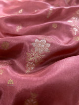 Hand-Dyed Double Shade Banarasi Uppada Silk saree