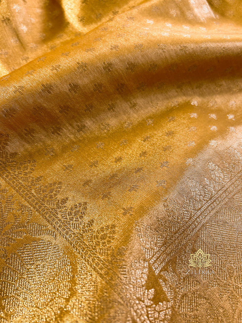 Golden Special Kanchipuram Tissue Silk Saree