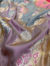 Multi color Rangkat Banarasi Katan Silk Saree