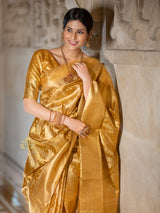 Golden Special Kanchipuram Tissue Silk Saree