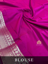 Lilac Purple Banarasi Katan Silk Saree