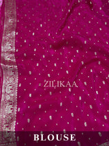 Pastel Pink Munga Silk Saree