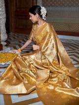 Golden Special Kanchipuram Tissue Silk Saree