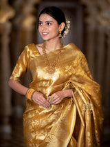 Golden Special Kanchipuram Tissue Silk Saree