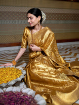 Golden Special Kanchipuram Tissue Silk Saree