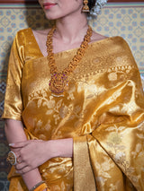 Golden Special Kanchipuram Tissue Silk Saree