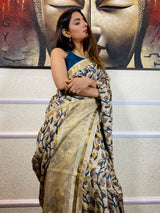 Tuscan Tan Uppada Cotton Silk Saree