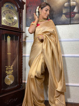 Golden Shaded Kanjeevaram Silk Saree
